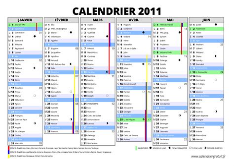 2011 calendar|calendrier 2011 français.